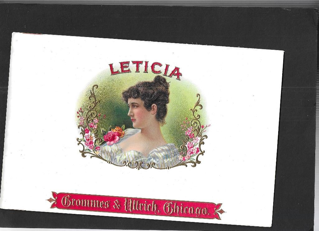 Etiket scan V4766, Verzamelen, Ophalen of Verzenden, Gebruikt, Sigarenbandjes