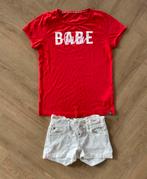 Cars mooi shirtje met 'BABE' opdruk maat 146, Verzenden, Zo goed als nieuw, Meisje, Shirt of Longsleeve