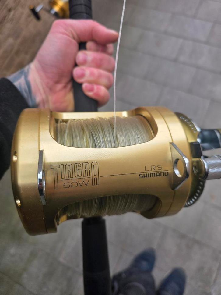 Complete Big Game Tonijn Visset: Shimano Tiagra & Penn Intl., Watersport en Boten, Hengelsport | Algemeen, Ophalen