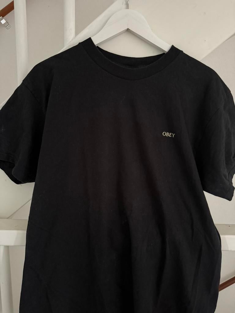 OBEY T‑shirt (goed als nieuw, maat L), Ophalen, Zo goed als nieuw, Zwart