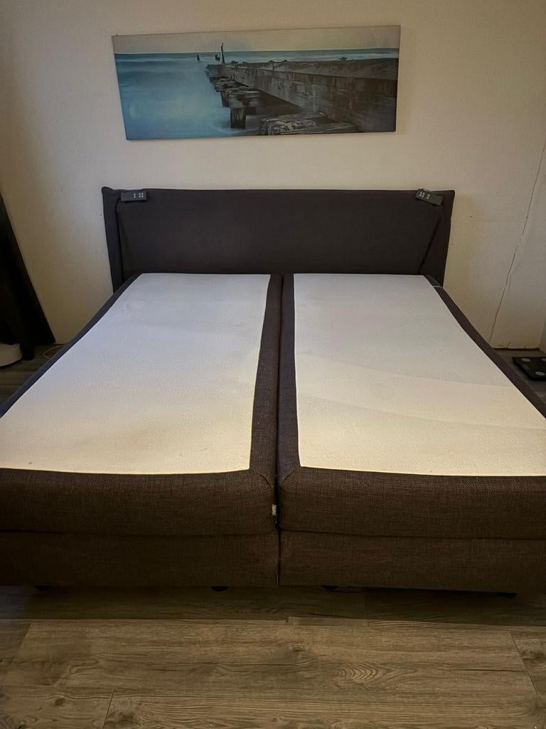 Auping boxspring met elektrische bodem, Ophalen of Verzenden, Tweepersoons, 180 cm