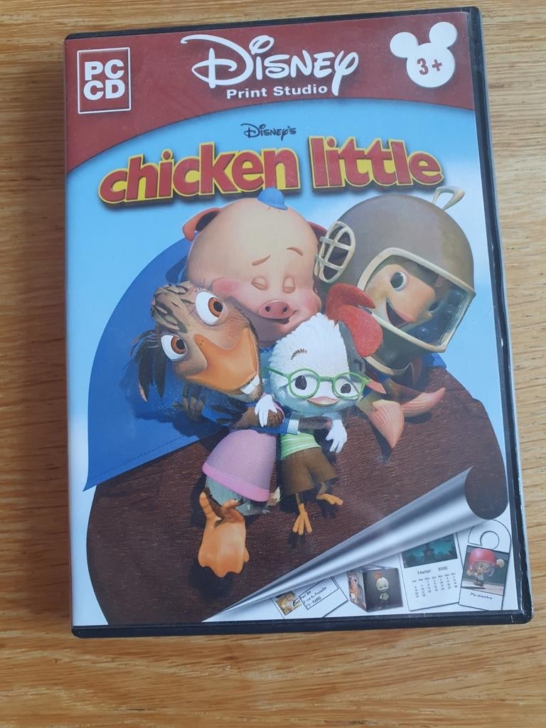 Disney's Chicken Little Print Studio PC CD-ROM, Puzzel en Educatief, Gebruikt, 1 speler, Ophalen of Verzenden