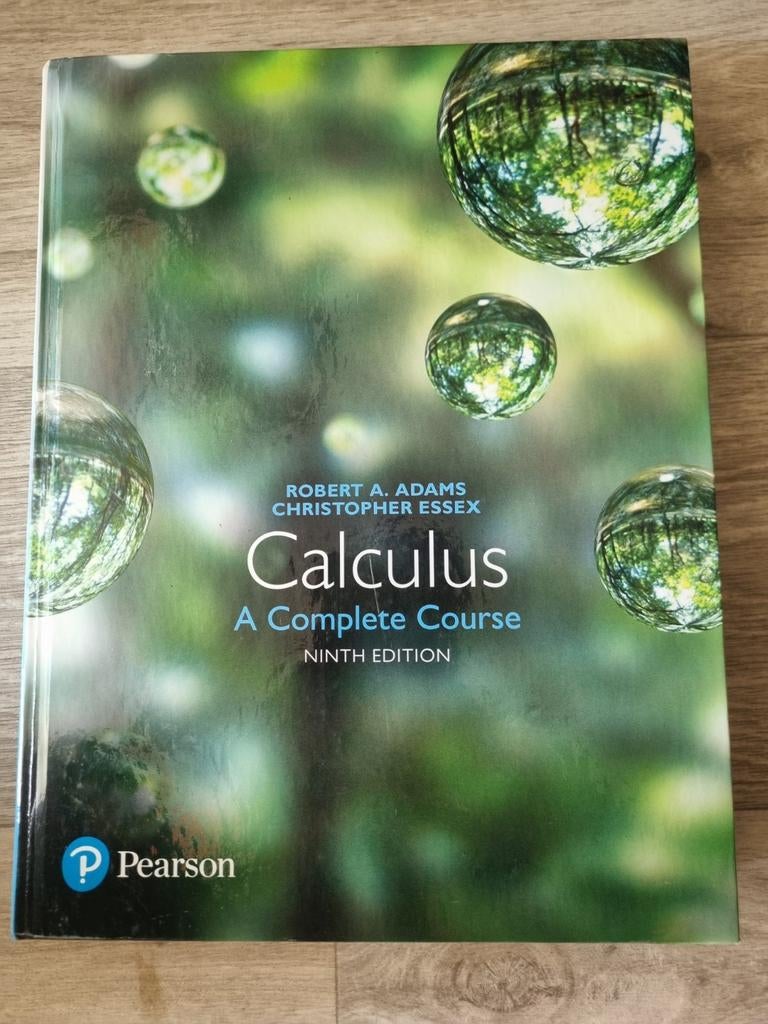 Calculus: A Complete Course - Negende Editie, Boeken, Studieboeken en Cursussen, Beta, Robert A. Adams, Christopher Essex, Ophalen of Verzenden