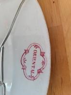 2 Antieke Borden Société Céramique Maastricht Decor Oriental, Ophalen