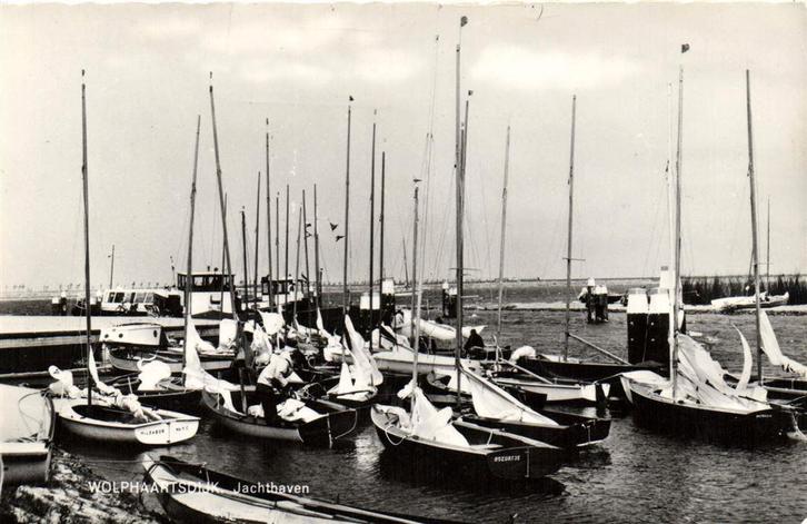 Wolphaartsdijk, Jachthaven - 1972 gelopen, Verzamelen, Ansichtkaarten | Nederland, Gelopen, Noord-Brabant, Voor 1920, Ophalen of Verzenden