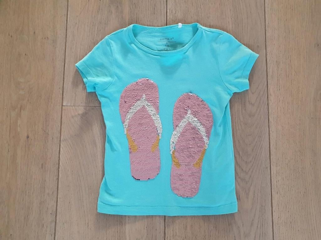 Gaaf verander shirt van Name it maat 110, Kinderen en Baby's, Kinderkleding | Maat 110, Gebruikt, Meisje, Ophalen of Verzenden