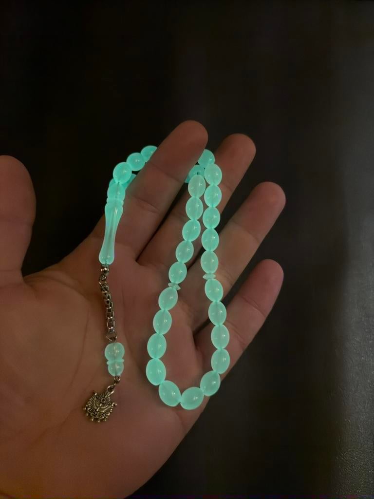 Kedi gozu tesbih amber/ barn steen ketting rozenkrans, Ophalen of Verzenden