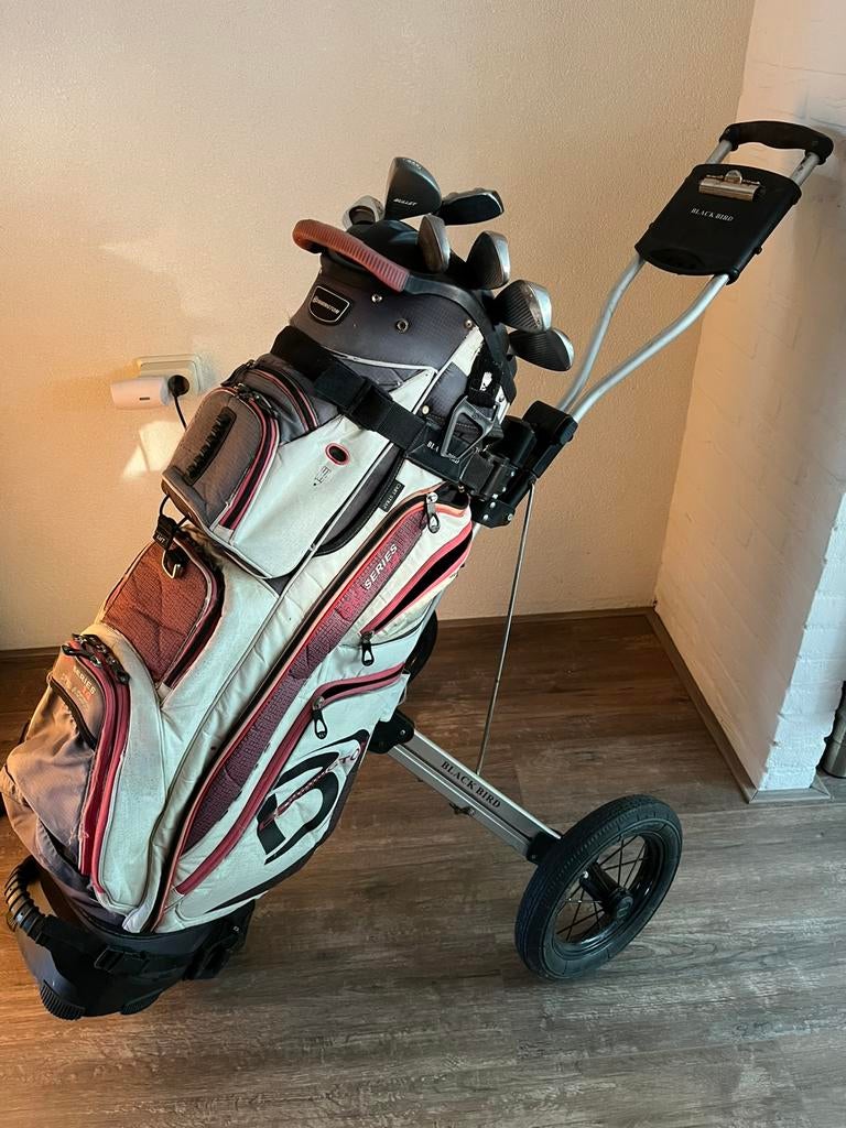 Dames Golfset met Bennington cartbag en trolley, Ophalen, Zo goed als nieuw, Set, Overige merken