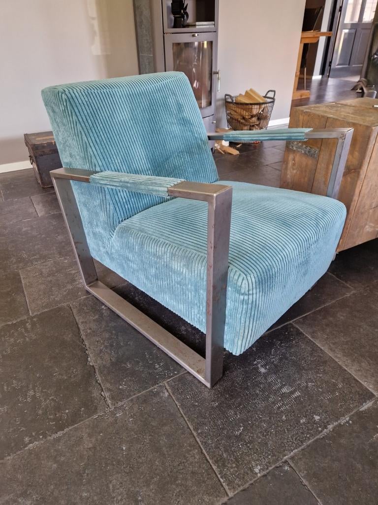 Mooie stoel aqua/patrol, Ophalen