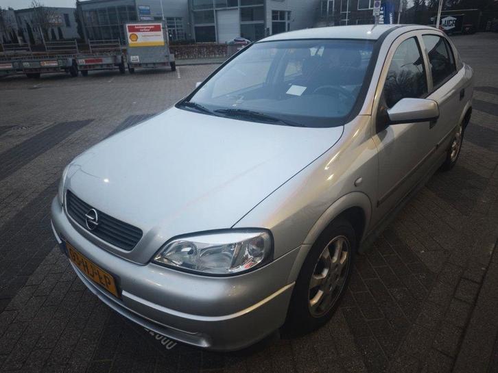 Opel Astra 1.6 8V 5D 2001 Grijs, Auto's, Opel, Particulier, Astra, Airconditioning, Bluetooth, Radio, Benzine, Euro 4, C, Hatchback