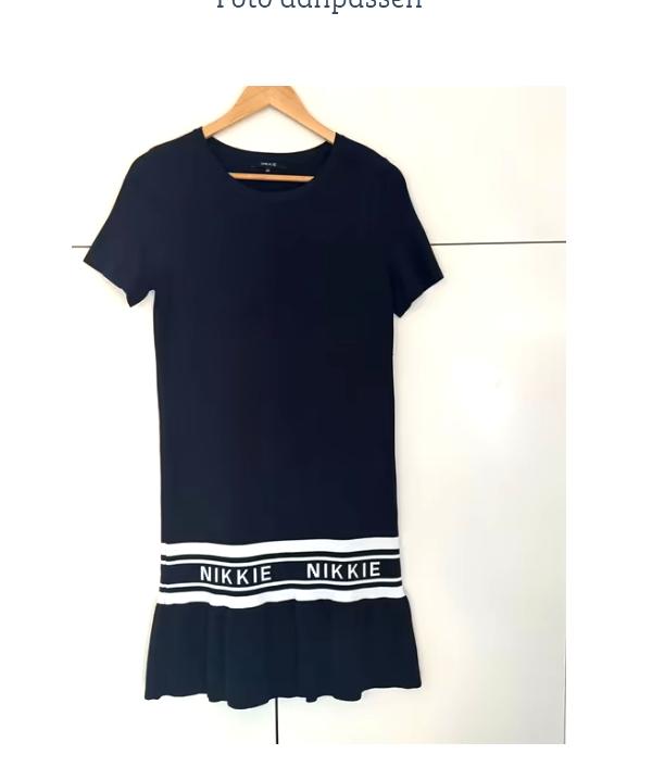 NIKKIE nieuwe blauw jurk met witte bies mt 34 CHCS, Blauw, Nieuw, Ophalen of Verzenden, Nikkie