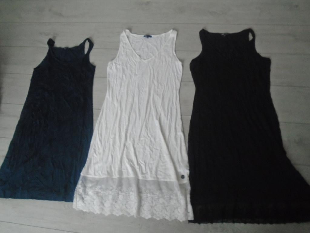 3x Didi Slipdress Onderjurk Jurk maat M ZGAN, Kleding | Dames, Maat 38/40 (M), Overige kleuren, Verzenden, Didi