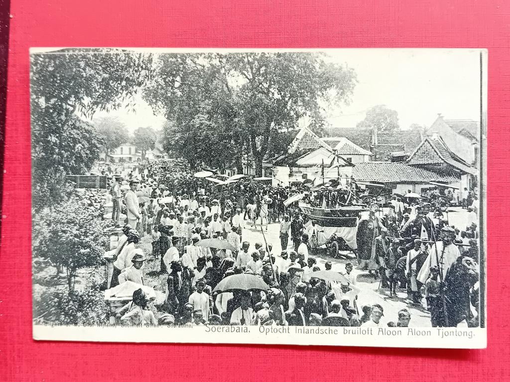 Ansichtkaart Soerabaia, Ophalen of Verzenden