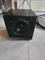 REL Q100E actieve subwoofer - Werkt perfect!, Ophalen, Gebruikt, Subwoofer, Overige merken