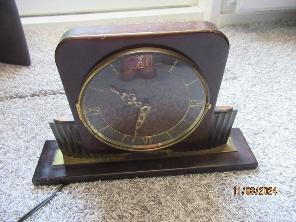 NUFA KLOK-NED UURWERKEN FABRIEK AMSTERDAM-RETRO-ARGO, Ophalen of Verzenden