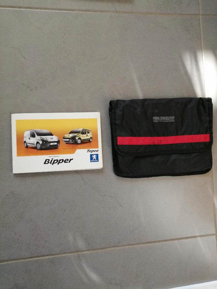 Gebruikershandleiding+mapje PEUGEOT BIPPER   2007/2017, Auto diversen, Handleidingen en Instructieboekjes, Ophalen of Verzenden