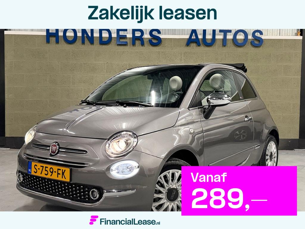 Fiat 500 C 1.0 Hybrid Dolcevita I CARPLAY I ORIGNL NAP I NAV, Voorwielaandrijving, Euro 6, Cabriolet, 4 stoelen
