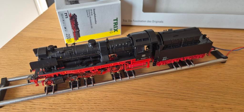 Trix BR 50 4005 Franco Crosti Stoomlocomotief met Sound, Trix, Ophalen of Verzenden, Zo goed als nieuw, Gelijkstroom