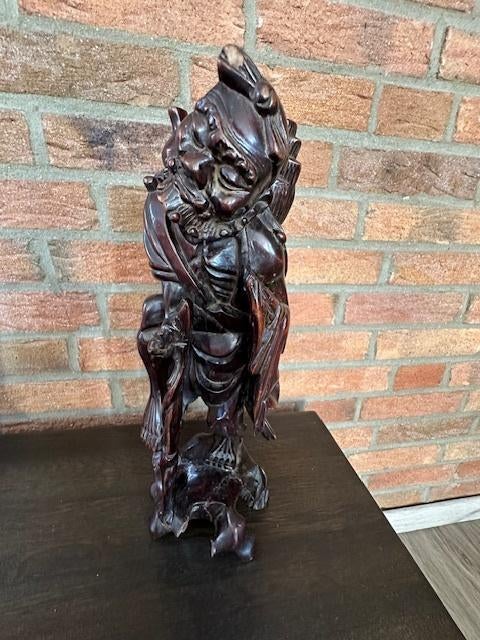Houten beeld, Ophalen of Verzenden, Houtsnijwerk, 20 - 50 cm