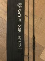 Karperhengel Wolf X3K 10ft 3,25 shrink handle, Watersport en Boten, Hengelsport | Karpervissen, Ophalen of Verzenden, Nieuw, Overige typen