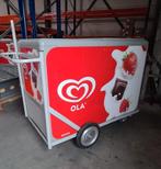 Ola vriezer, vrieskist op loopkar. Met diverse reclame matr., Ophalen, Overige
