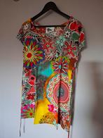 veelkleurig tuniek 100% katoen van PEACE + LOVE maat 42/L, Ophalen of Verzenden, Zo goed als nieuw, Maat 42/44 (L), Korte mouw