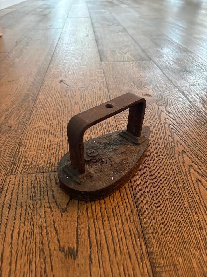 antiek gietijzeren strijkijzer, Antiek en Kunst, Antiek | Gereedschap en Instrumenten, Ophalen of Verzenden