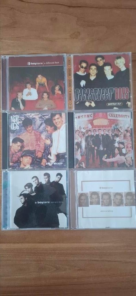 6 Boyband CD's Jaren '90- Backstreet Boys, *NSYNC, Boyzone, Ophalen of Verzenden, 1990 - 1999, Gebruikt