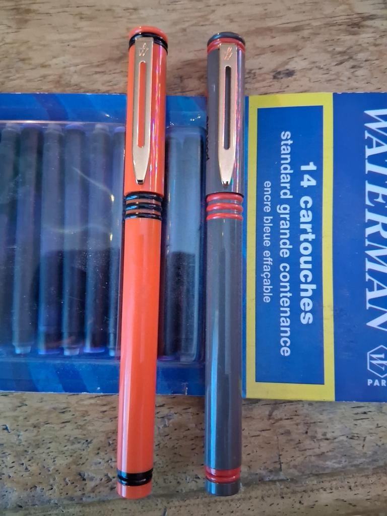 Vintage Waterman Forum vulpen inkt vullingen., Ophalen of Verzenden, Gebruikt, Vulpen, Waterman