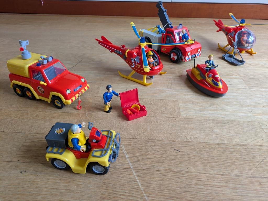 Brandweerman Sam voertuigen en poppetjes, Ophalen of Verzenden