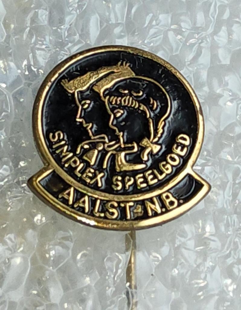 Vintage Simplex Speelgoed Aalst N.B. Speldje, Verzamelen, Ophalen of Verzenden, Gebruikt, Merk, Speldje of Pin