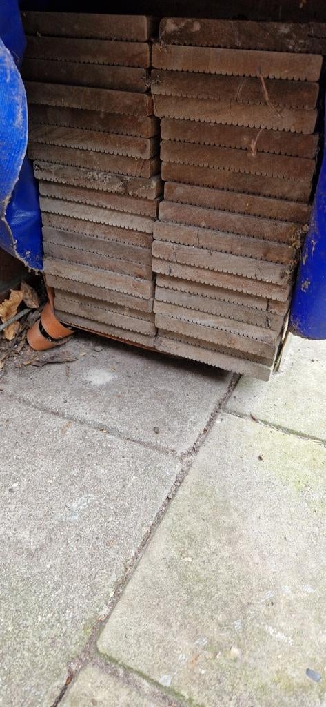 Hardhouten vlonderplanken, Tuin en Terras, Terrasdelen en Vlonders, Ophalen, Nieuw, Hout