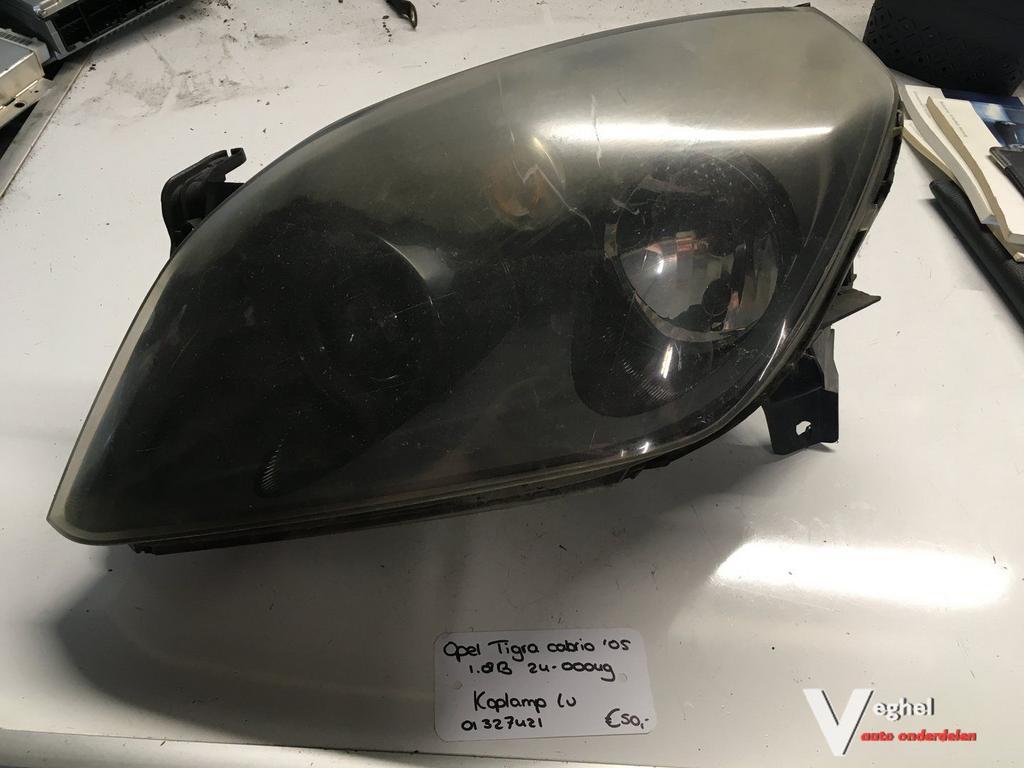 Opel Tigra Cabrio 1.8 2005  2400049   Koplamp Linksvoor 0132, Auto-onderdelen, Verlichting, Gebruikt, -, -, Ophalen of Verzenden