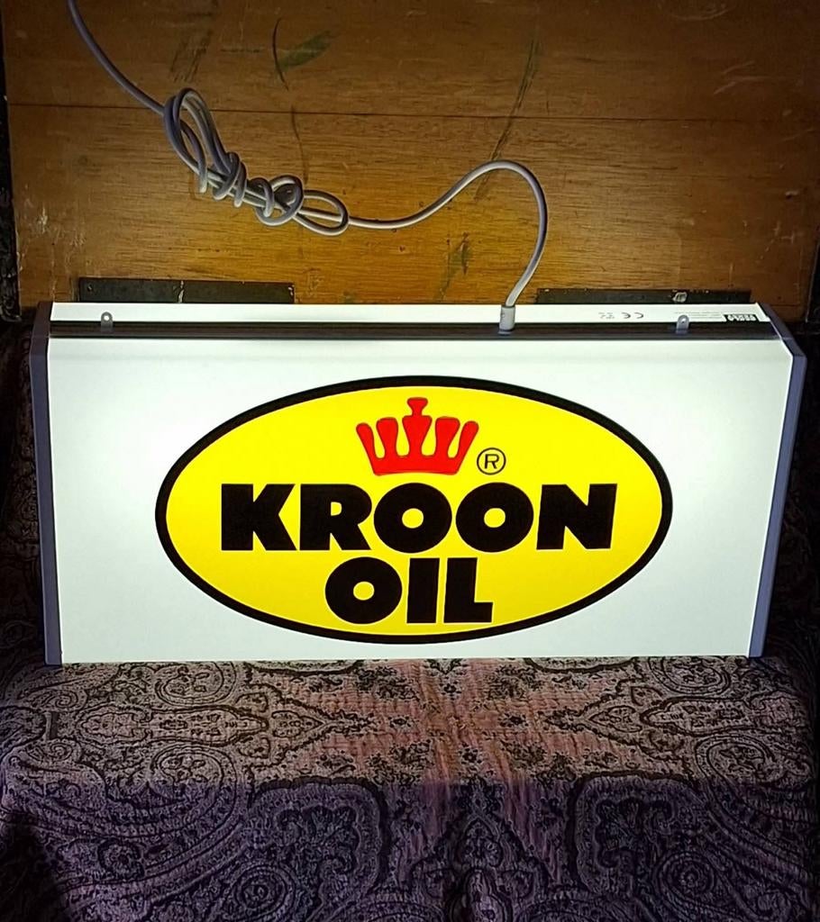 Kroon Oil lichtbak N.o.s Nieuw in Org. Doos, Verzamelen, Ophalen, Nieuw, Lichtbak of (neon) lamp