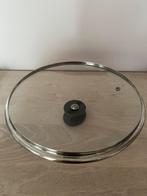 Tefal glazen pannendeksel 24 cm – RVS rand en stoomopening, Ophalen of Verzenden, Keramische plaat, Koekenpan of Braadpan, Glas