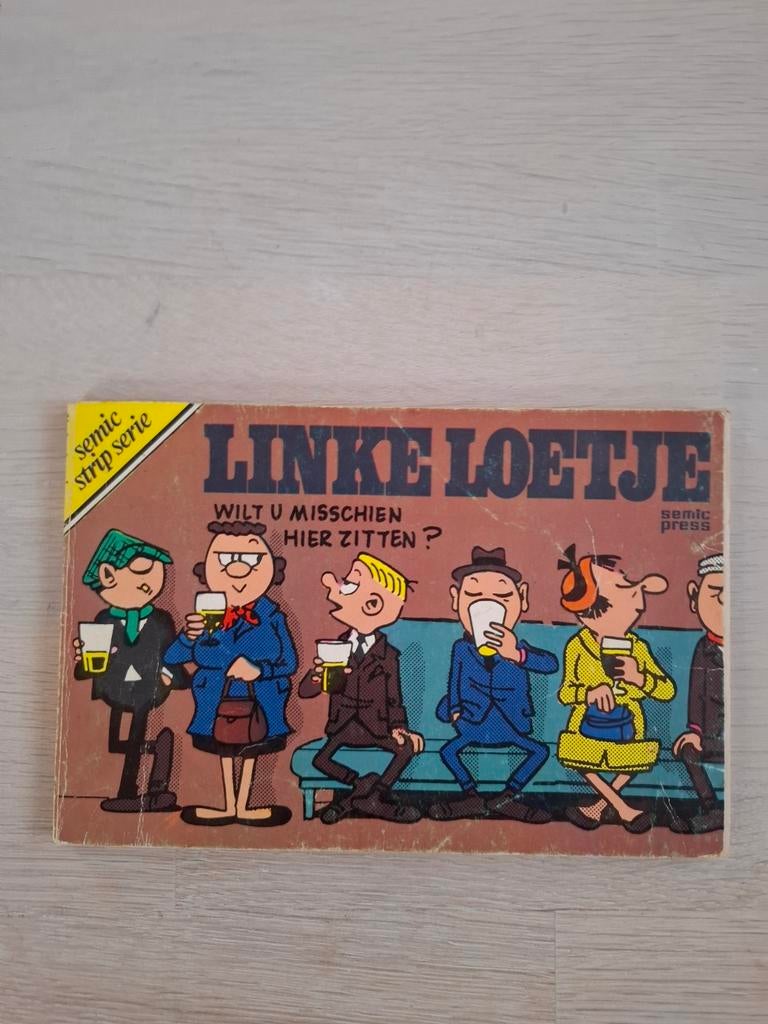 Linke Loetje - Wilt u misschien hier zitten?, Eén stripboek, Ophalen of Verzenden, Gelezen, Onbekend
