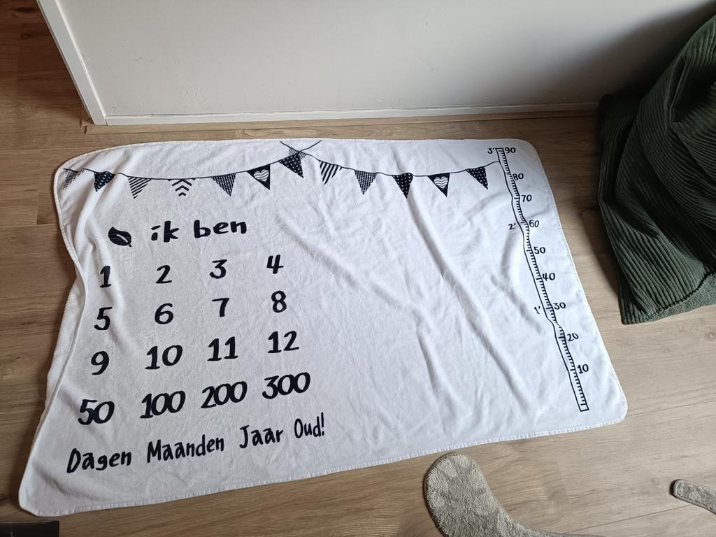 Mijlpalen Deken baby, Ophalen of Verzenden