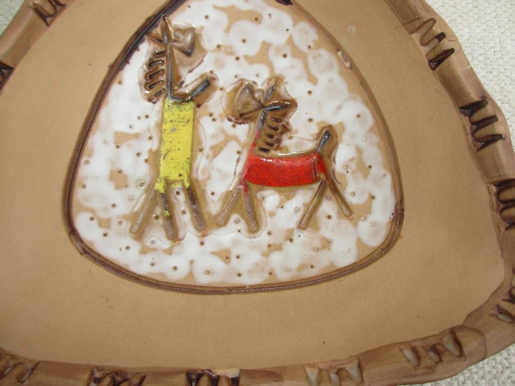 Vintage Fratelli Fanciullacci vaas en schaal, Ophalen of Verzenden