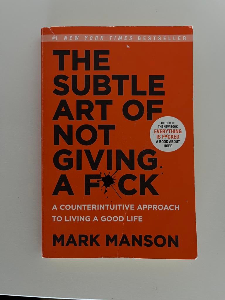 The Suble Art Of Not Giving A F*ck, Boeken, Verzenden, Zo goed als nieuw