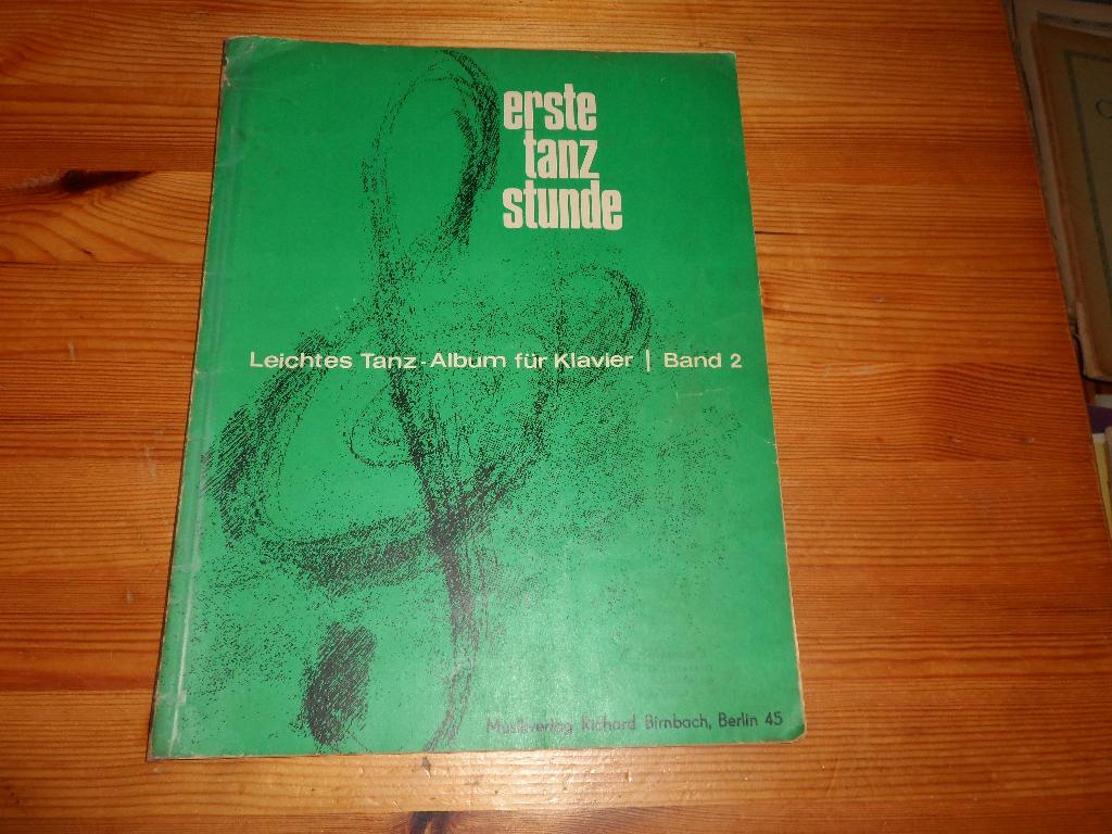 Erste tanz stunde - band 2, Gebruikt, Ophalen of Verzenden, Artiest of Componist, Piano