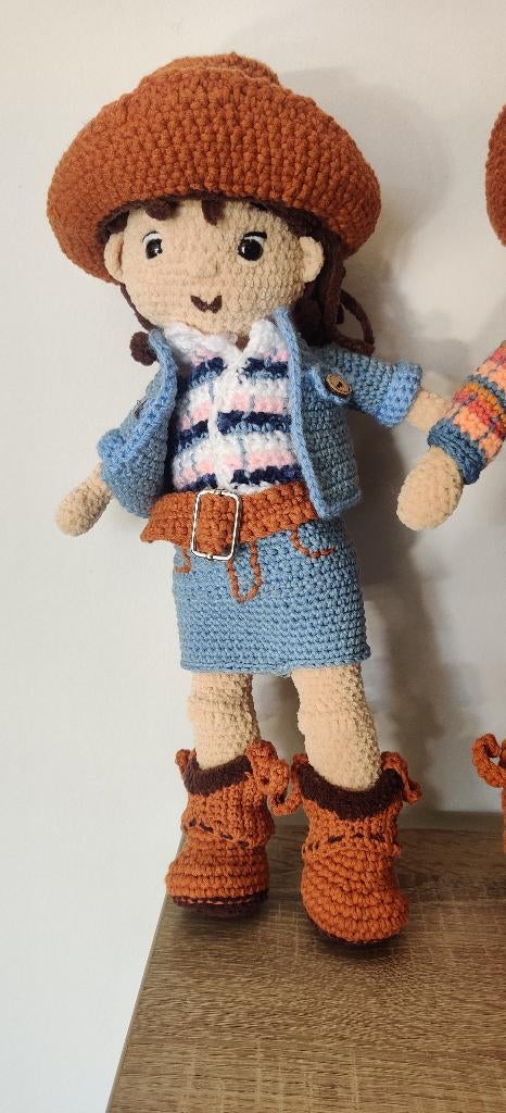 Cowboyset  gehaakt, Hobby en Vrije tijd, Ophalen of Verzenden, Nieuw, Haken, Overige typen