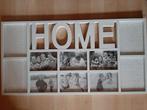Witte fotolijst 'HOME' voor meerdere foto's, Ophalen of Verzenden, Zo goed als nieuw