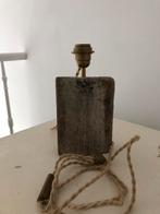 LAMP LAMPENVOET WRAKHOUT DRIJFHOUT 2 STUKS, Ophalen of Verzenden, Zo goed als nieuw, Minder dan 50 cm