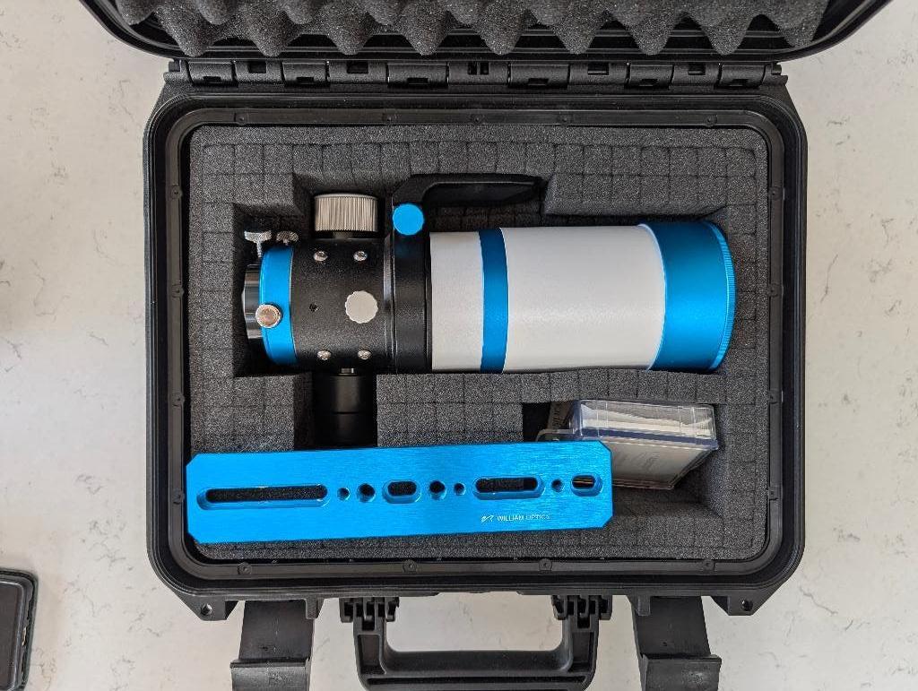 William Optics Z61 telescoop, Audio, Tv en Foto, Optische apparatuur | Telescopen, Ophalen of Verzenden, Zo goed als nieuw, Minder dan 80 mm