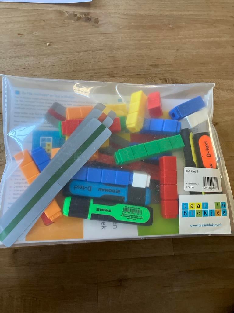 Hulpmiddel dyslexie f&l methode taalinblokjes, Diversen, Ophalen of Verzenden, Zo goed als nieuw