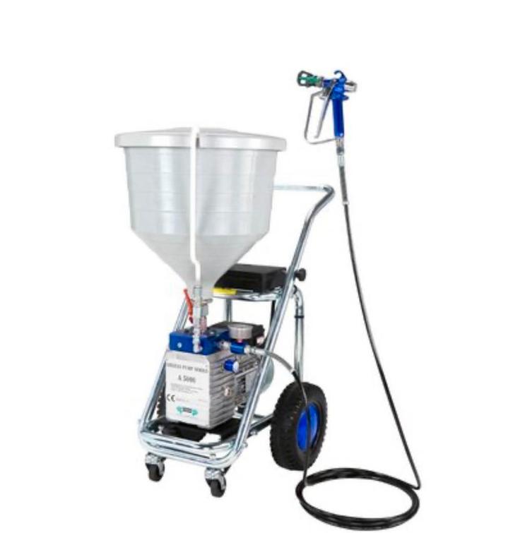 verfspuit te huur, Doe-het-zelf en Verbouw, Schildersmaterialen, Zo goed als nieuw, Ophalen of Verzenden