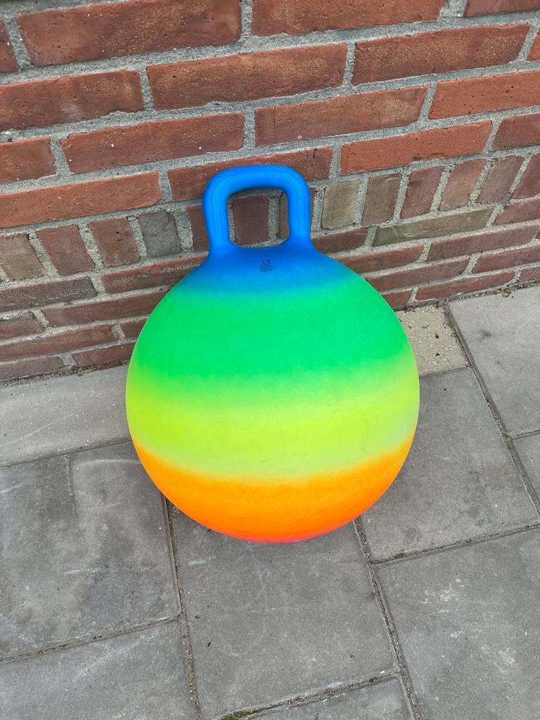 Gebruikte Skippybal - Regenboogkleuren, Ophalen of Verzenden, Gebruikt