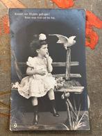 1911 Kommt ein Vöglein geflogen! - meisje met duif, Ophalen of Verzenden, Voor 1920, Gelopen, Kinderen