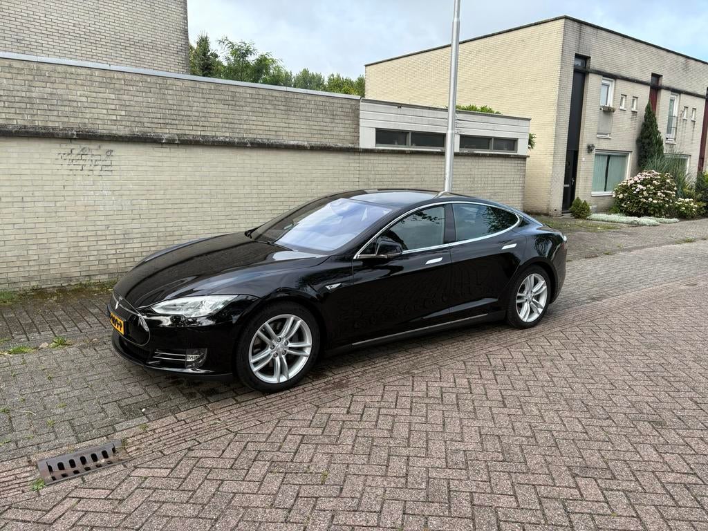Nette Tesla Model S 2015– Volledige historie & technisch top, Achterwielaandrijving, Zwart, Model S, 435 min