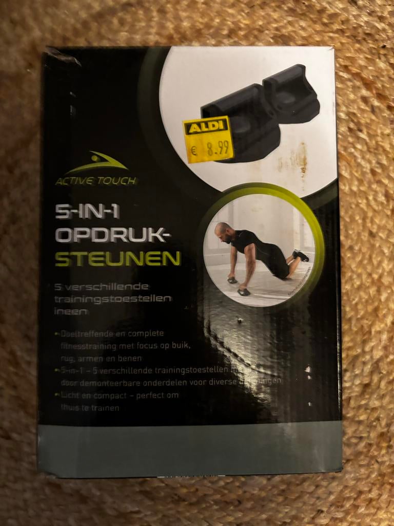 5-in-1 Opdruksteunen, Sport en Fitness, Fitnessmaterialen, Ophalen of Verzenden, Nieuw, Buik, Push-up steun